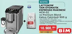 KUMTEL LATTENOW ТAM OTOMATİK ESPRESSO MAKİNESİ HCM-02 VE PREMİUM BLEND KAHVE ÇEKİRDEĞİ 500 G KUMTEL LATTENOW ТAM OTOMATİK ESPRESSO MAKİNESİ HCM-02 VE PREMİUM BLEND KAHVE ÇEKİRDEĞİ 500 G